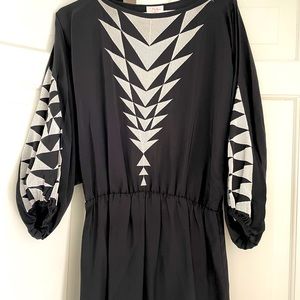 Fun Dolman style black dress